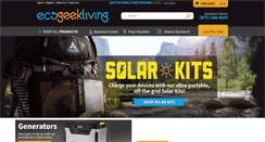 Desktop Screenshot of ecogeekliving.com